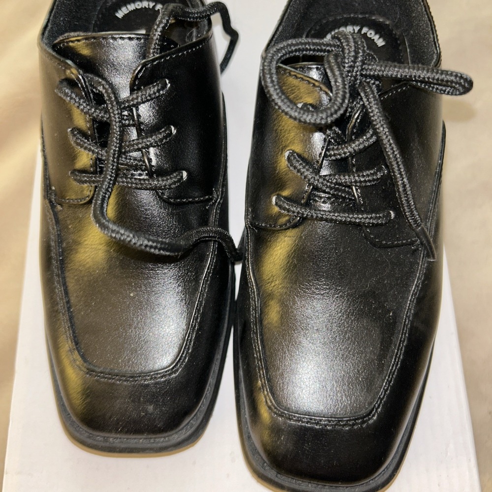 Sonoma Boys Black Dress Shoes Sz 13